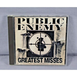 Public Enemy CD Greatest Misses 1992 Def Jam Hip Hop Rap Album Chuck D Bomb